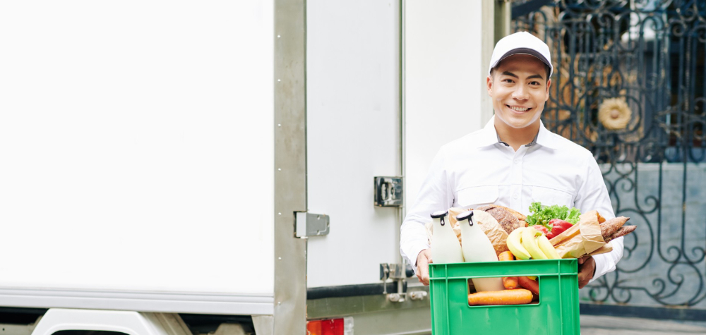 camion canter para productos alimentarios