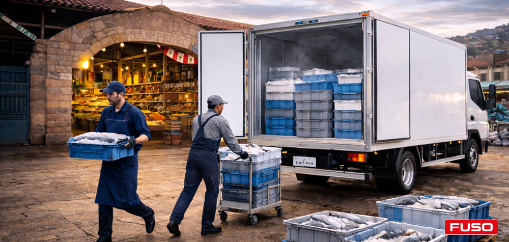 camiones de refrigeración con control digital 